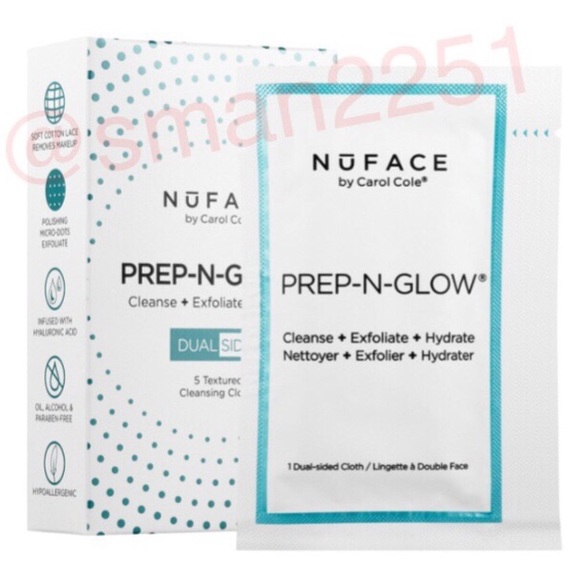 Sephora Other - 5️⃣ for $25!💖Nuface Prep-N-Glow Dual Sided Cloths